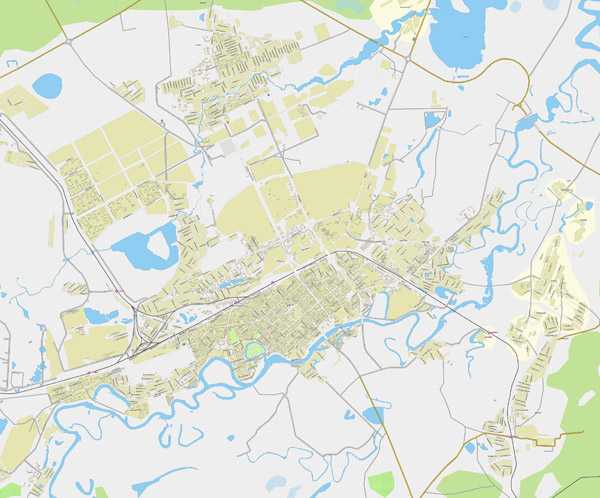 Карта кургана подробно с улицами, домами и районами
