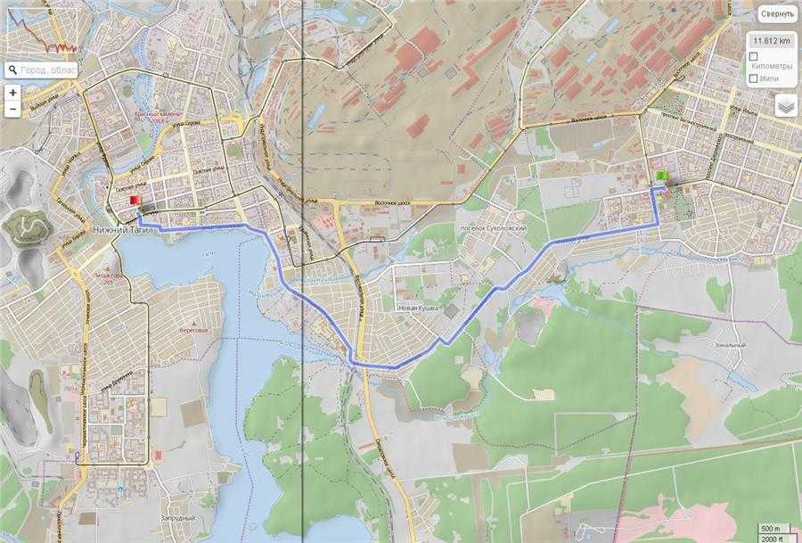 Нижний тагил на карте россии с улицами и домами