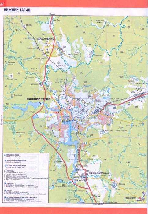 Нижний тагил на карте россии. где находится, достопримечательности города, фото с описанием
