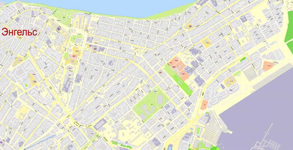 Подробная карта энгельс  2021 2020 года с улицами номерами домов показать