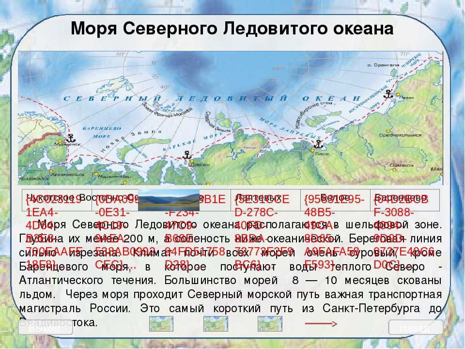 Острова северного ледовитого океана: расположение на карте и характеристики