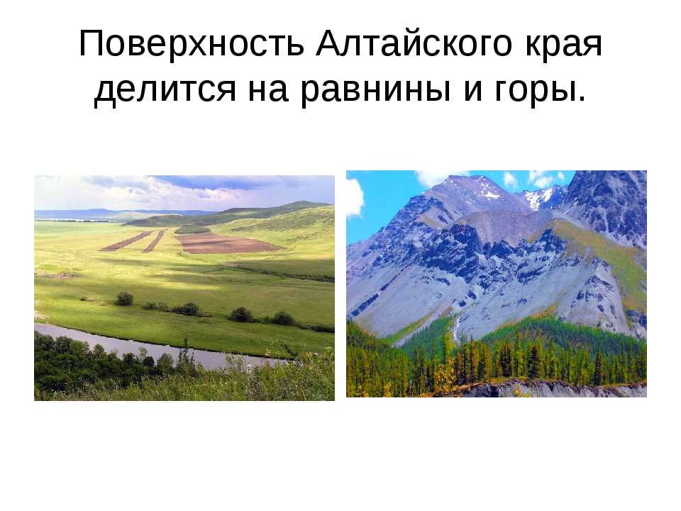 Алтайские горы - природное великолепие