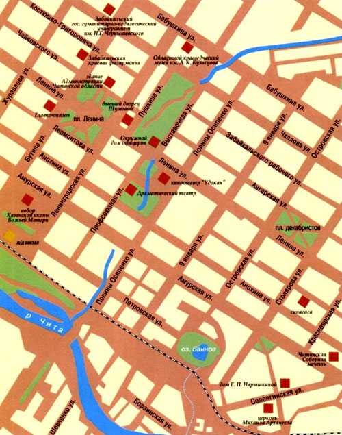 Город орск со спутника. Карта города Чита с улицами.