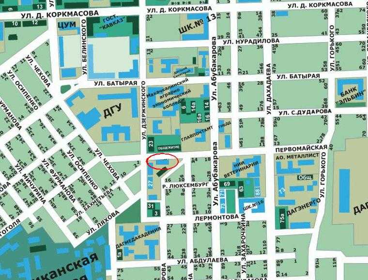 Подробная карта хасавюрт  2021 2020 года  с улицами номерами домов, населенными пунктами, участками.