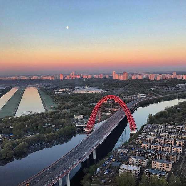 Живописный мост в москве – образец современной архитектуры и новых технологий