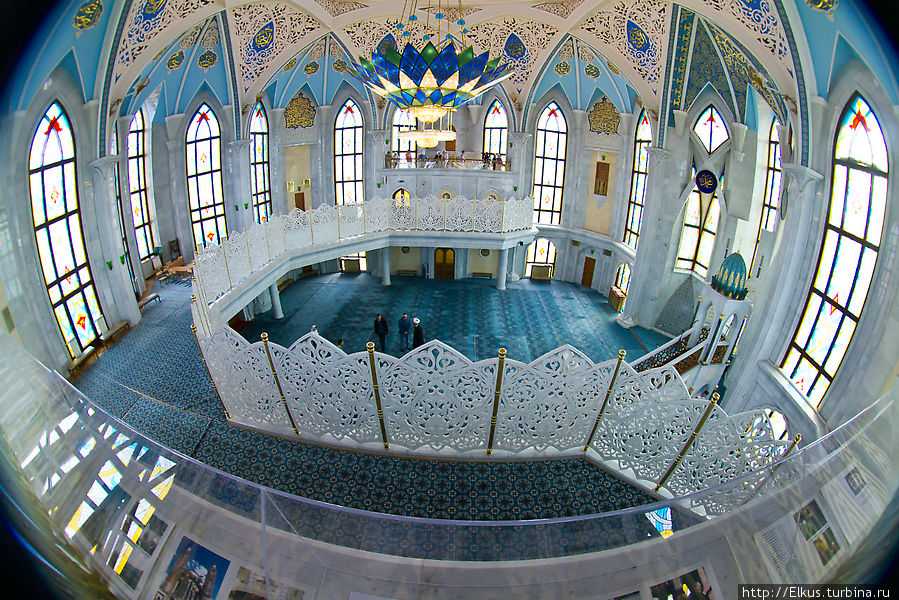 Мечеть кул-шариф — голубая мечеть в казани