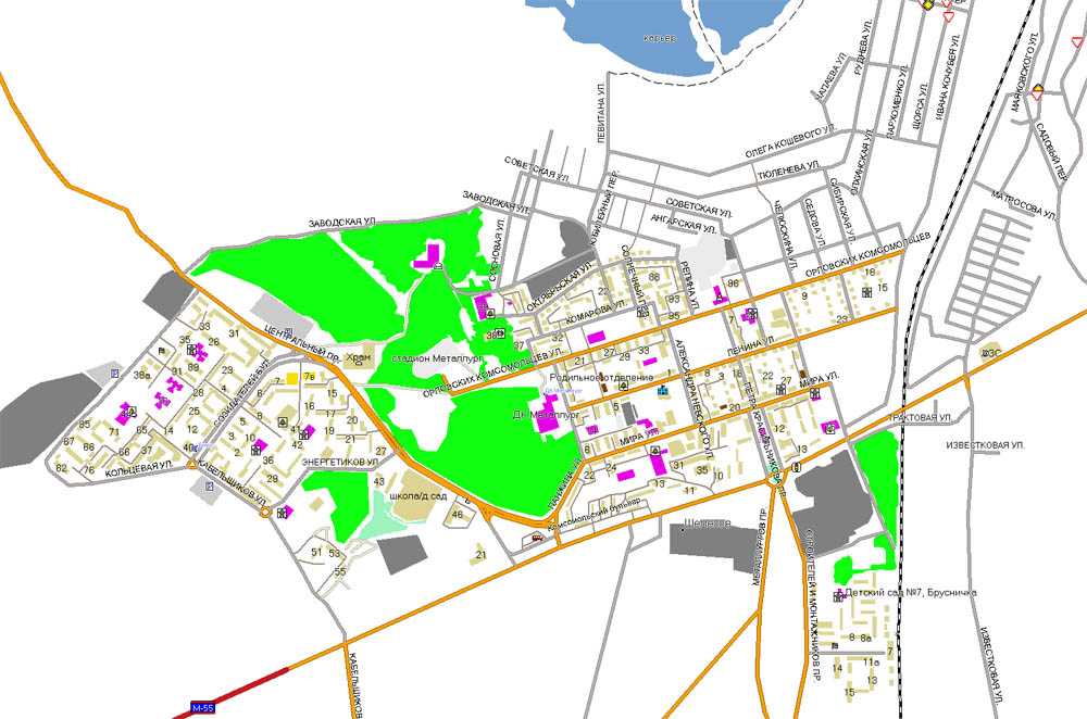 Подробная карта ангарск  2021 2020 года с улицами номерами домов показать