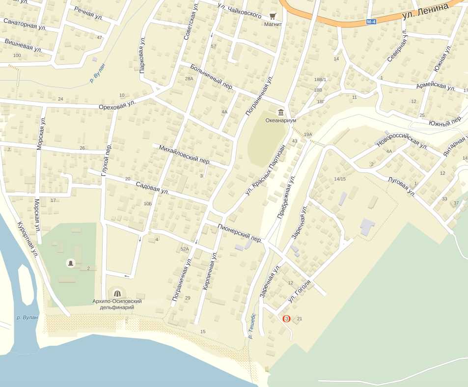 Дивноморское с номерами домов. Карта Архипо-Осиповка с улицами. Архипо Осиповка план посёлка.