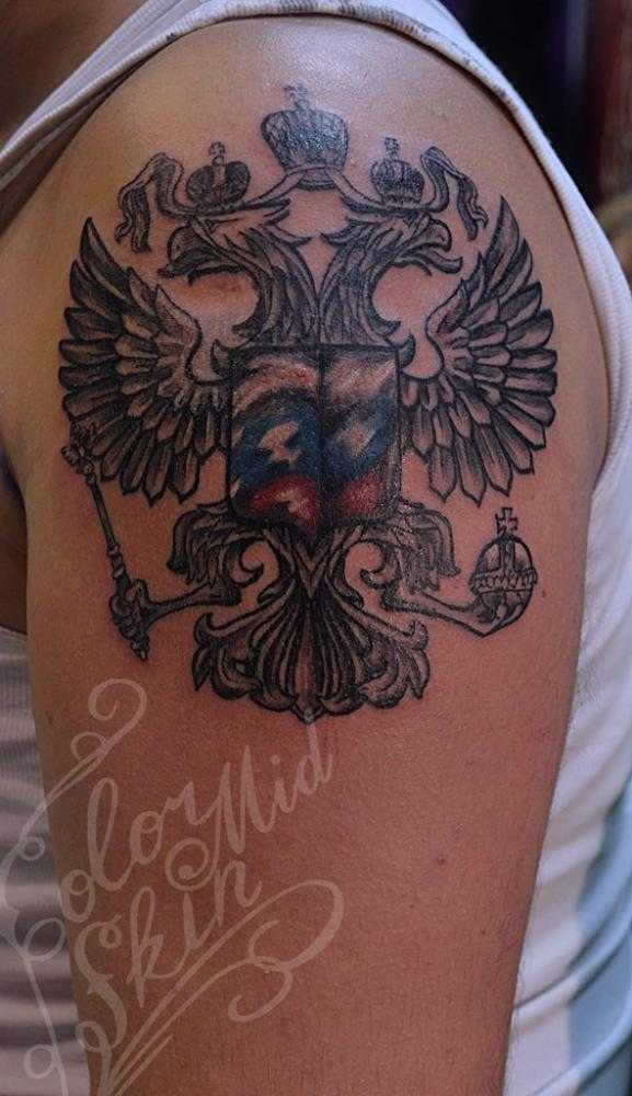 Что значит татуировка герба россии