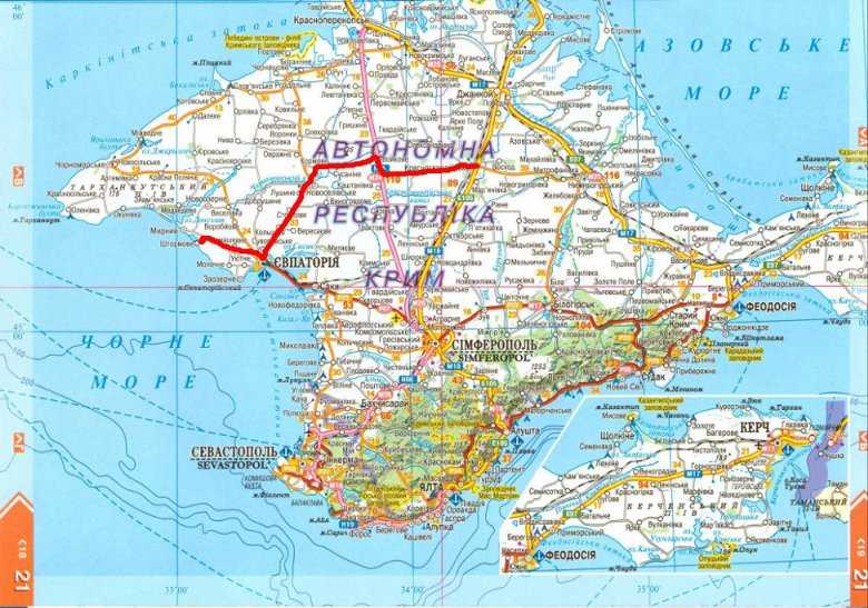 Крым: где находится полуостров на карте, фото, путеводитель