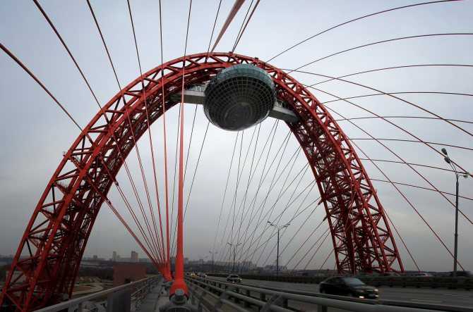 Живописный мост в москве