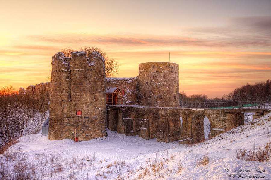 Крепость копорье зимой и весной: исторические прогулки