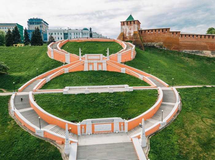 Знакомство с нижним новгородом: канатная дорога, кремль, чкаловская лестница