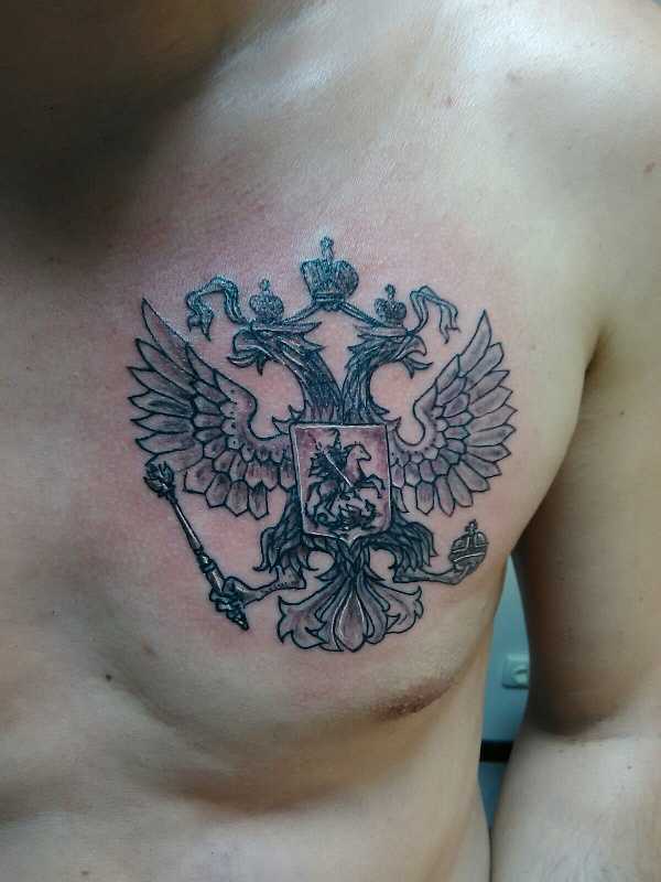 Татуировка герб России