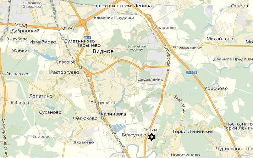 Где находится горки ленинские. расположение горок ленинских (московская область - россия) на подробной карте.