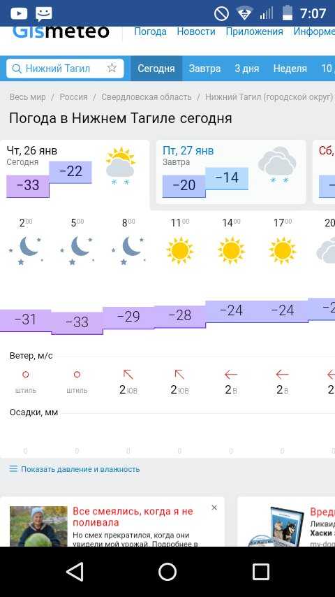 Погода в нижнем тагиле на 10 дней (свердловская область, го нижний тагил)