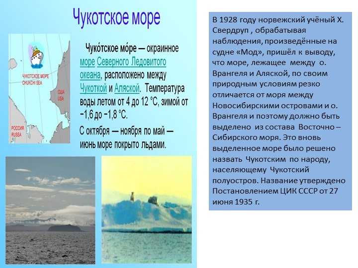 Чукотское море на карте, характеристики, особенности, флора и фауна кратко