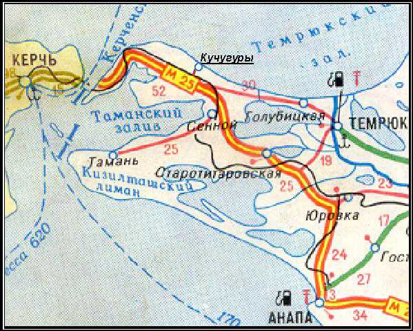 Карта кучугуров