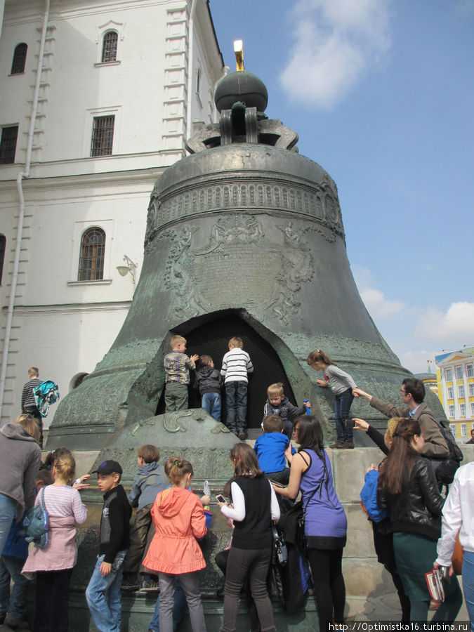 Царь-колокол в московском кремле