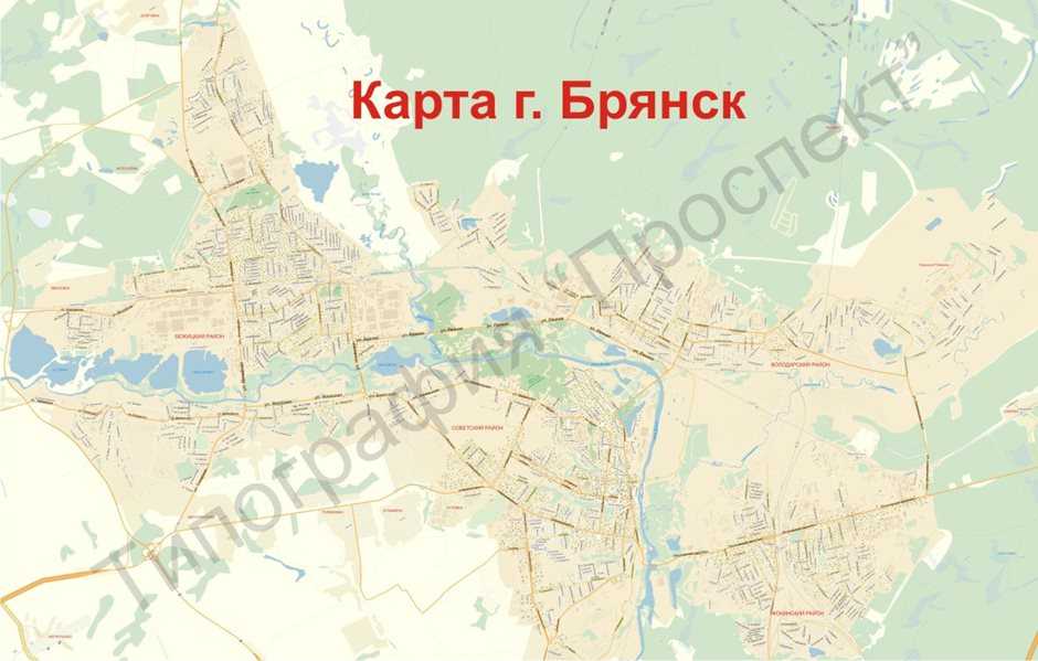 Дятьково карта города с улицами и домами