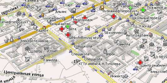 Елабуга город, татарстан республика подробная спутниковая карта онлайн яндекс гугл с городами, деревнями, маршрутами и дорогами 2021