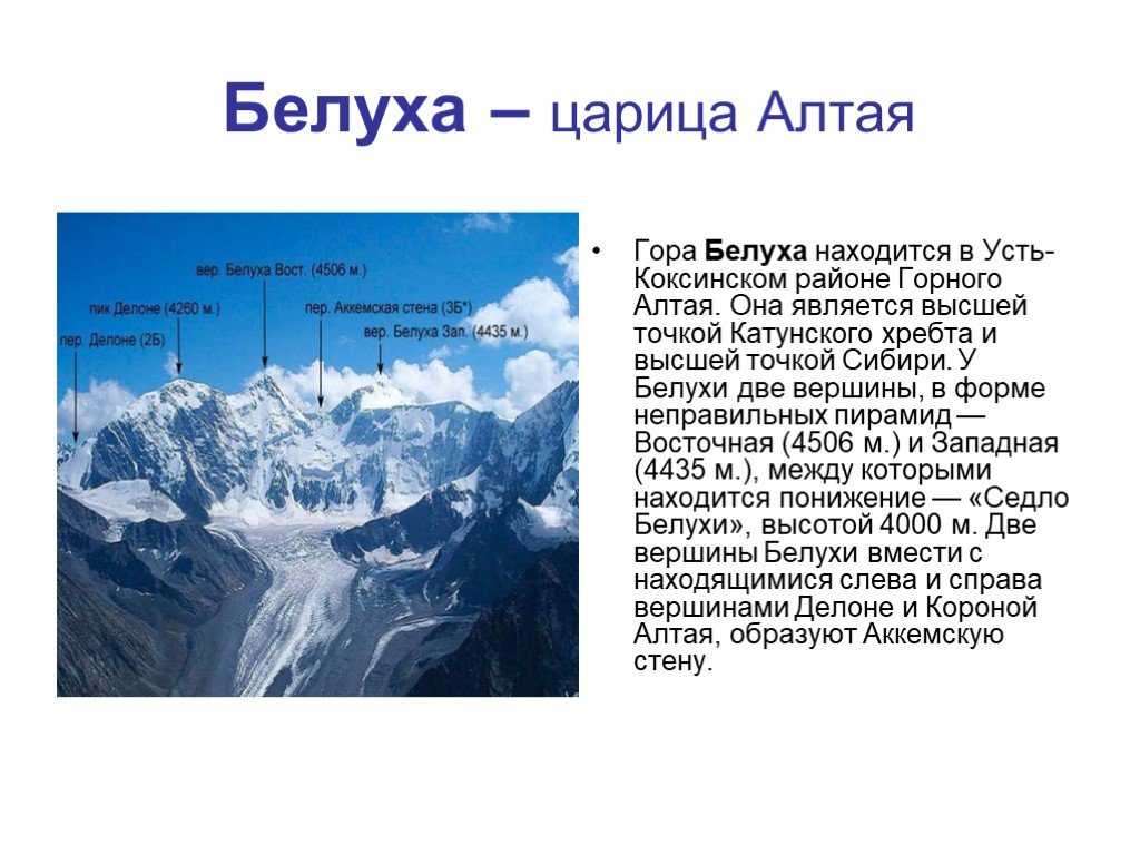 Алтайские горы на карте россии