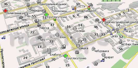 Достопримечательности елабуги на карте, что посмотреть. пешеходная экскурсия, маршрут по елабуге