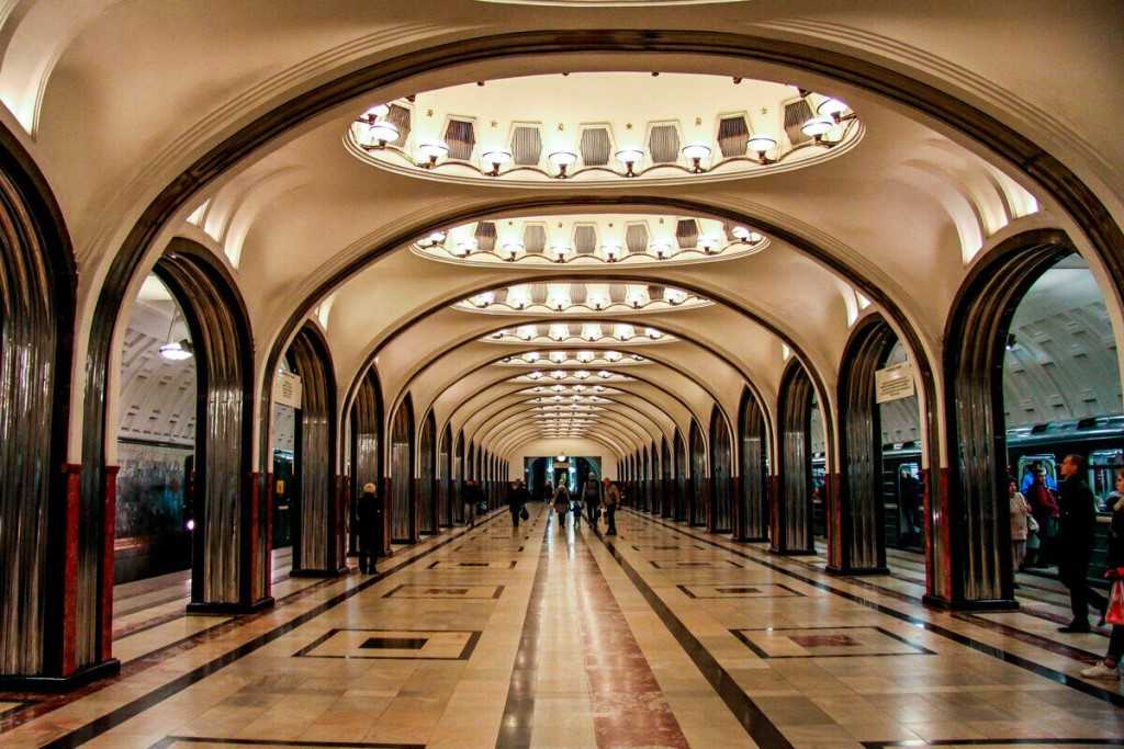 Интерактивная схема московского метро