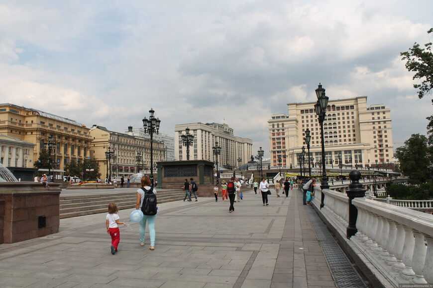 Площади Москвы: Красная площадь, Манежная площадь