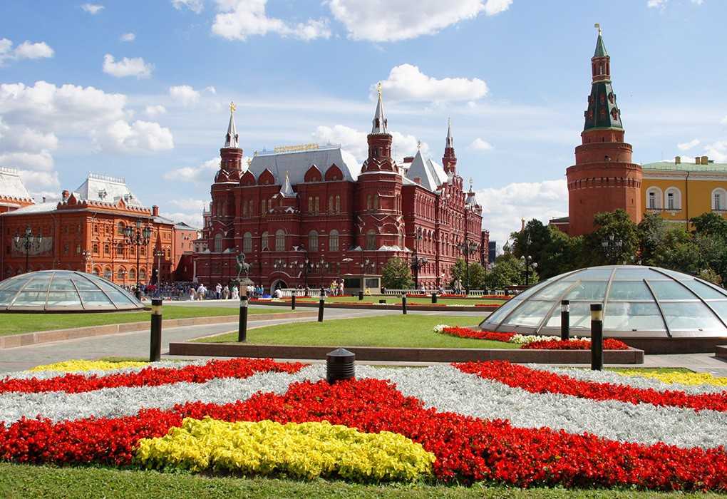 Площади Москвы: Красная площадь, Манежная площадь