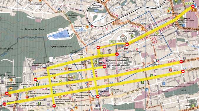 Карта ессентуков с улицами и достопримечательностями - туристический блог ласус