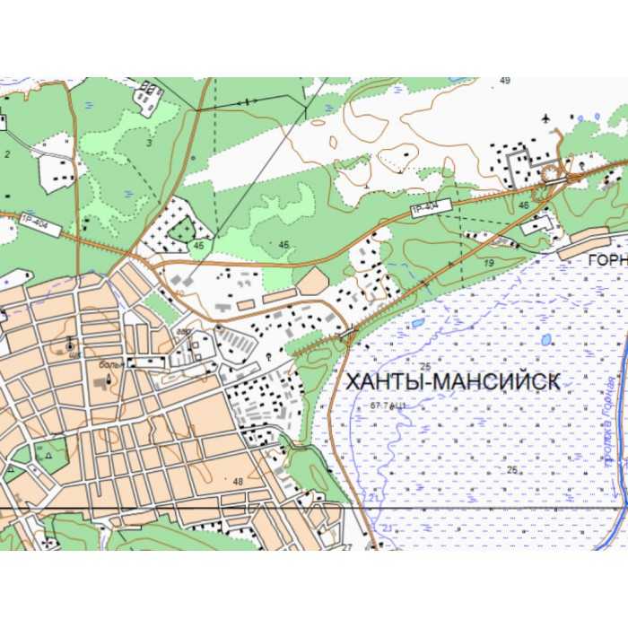 Карта ханты-мансийска подробно с улицами, домами и районами