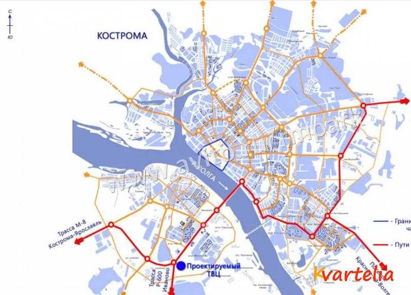 Покажи карту где находится кострома. Районы Костромы на карте. План города Кострома. Карта Костромы с достопримечательностями. План Костромы с улицами.
