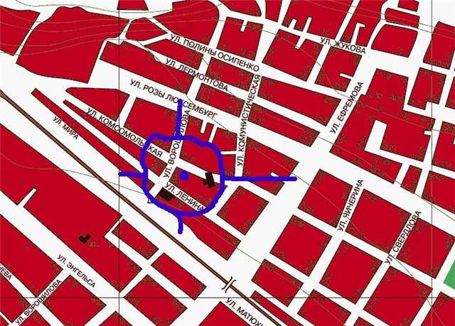 Карта города армавир
