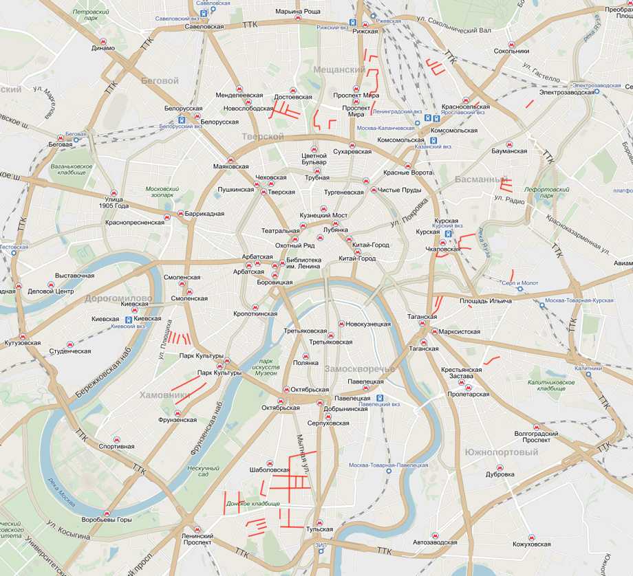 Ул карт москва. Карта Москвы с улицами. Карта центра Москвы с улицами. ЖД вокзалы Москвы на карте. Железнодорожные вокзалы Москвы на карте.
